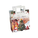 Maxbell Christmas Gift Bag Cute Christmas Treat Bag Candy Bag for Xmas Party Holiday white