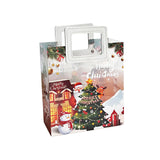 Maxbell Christmas Gift Bag Cute Christmas Treat Bag Candy Bag for Xmas Party Holiday white