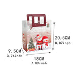 Maxbell Christmas Gift Bag Cute Christmas Treat Bag Candy Bag for Xmas Party Holiday red