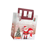 Maxbell Christmas Gift Bag Cute Christmas Treat Bag Candy Bag for Xmas Party Holiday red