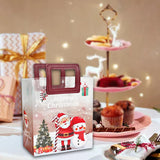 Maxbell Christmas Gift Bag Cute Christmas Treat Bag Candy Bag for Xmas Party Holiday red