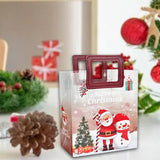 Maxbell Christmas Gift Bag Cute Christmas Treat Bag Candy Bag for Xmas Party Holiday red