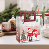 Maxbell Christmas Gift Bag Cute Christmas Treat Bag Candy Bag for Xmas Party Holiday red
