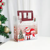 Maxbell Christmas Gift Bag Cute Christmas Treat Bag Candy Bag for Xmas Party Holiday red