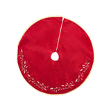Maxbell Christmas Tree Skirt Round Xmas Tree Mat for Indoor Outdoor New Year Holiday 24inch
