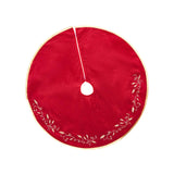 Maxbell Christmas Tree Skirt Round Xmas Tree Mat for Indoor Outdoor New Year Holiday 24inch