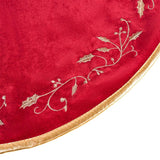 Maxbell Christmas Tree Skirt Round Xmas Tree Mat for Indoor Outdoor New Year Holiday 24inch