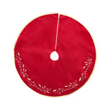 Maxbell Christmas Tree Skirt Round Xmas Tree Mat for Indoor Outdoor New Year Holiday 48inch