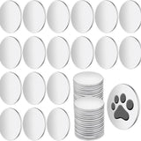 Maxbell 100 Pieces Stainless Steel Disc Charms Welding 19mm Metal Strike Round Plate
