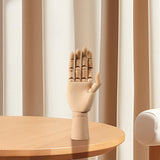 Wooden Hand Mannequin Right Hand Multiple Uses Movable Joint Wood Hand Model Small