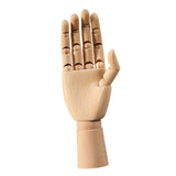 Wooden Hand Mannequin Right Hand Multiple Uses Movable Joint Wood Hand Model Small