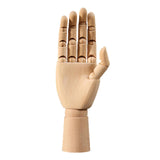 Wooden Hand Mannequin Right Hand Multiple Uses Movable Joint Wood Hand Model Small