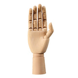 Wooden Hand Mannequin Right Hand Multiple Uses Movable Joint Wood Hand Model Small