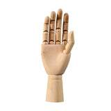 Wooden Hand Mannequin Right Hand Multiple Uses Movable Joint Wood Hand Model Medium