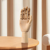 Wooden Hand Mannequin Right Hand Multiple Uses Movable Joint Wood Hand Model Medium