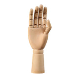 Wooden Hand Mannequin Right Hand Multiple Uses Movable Joint Wood Hand Model Large