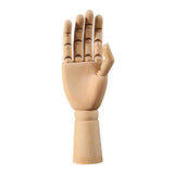 Wooden Hand Mannequin Right Hand Multiple Uses Movable Joint Wood Hand Model Large