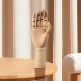 Wooden Hand Mannequin Right Hand Multiple Uses Movable Joint Wood Hand Model Large