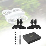 4 Pieces Spare Parts with Screws Mini Box Propellers Blade Props Box for Neo Black