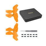 4 Pieces Spare Parts with Screws Mini Box Propellers Blade Props Box for Neo Orange