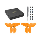 4 Pieces Spare Parts with Screws Mini Box Propellers Blade Props Box for Neo Orange