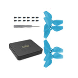 4 Pieces Spare Parts with Screws Mini Box Propellers Blade Props Box for Neo Blue