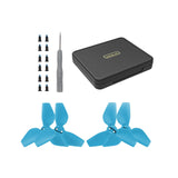 4 Pieces Spare Parts with Screws Mini Box Propellers Blade Props Box for Neo Blue