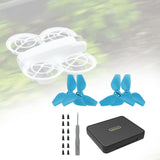 4 Pieces Spare Parts with Screws Mini Box Propellers Blade Props Box for Neo Blue