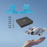 4 Pieces Spare Parts with Screws Mini Box Propellers Blade Props Box for Neo Blue