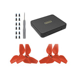 4 Pieces Spare Parts with Screws Mini Box Propellers Blade Props Box for Neo Red