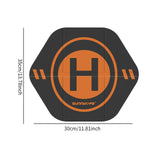 Maxbell 35cm Drone Landing Pad Sturdy Quadcopter Landing Pad for Park RC Drones Lawn