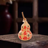 Maxbell Gourd Figurine Artwork Art Craft Ornament for Bedroom Living Room TV Cabinet