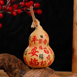 Maxbell Gourd Figurine Artwork Art Craft Ornament for Bedroom Living Room TV Cabinet