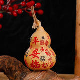 Maxbell Gourd Figurine Artwork Art Craft Ornament for Bedroom Living Room TV Cabinet
