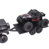 Maxbell RC Trailer RC Crawler Accessories for Hauling behind Car for 1/18 RC Crawler