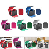Maxbell Card Deck Case Holder Fits 100+ Cards Accessories Multifunctional PU Leather Red Interior