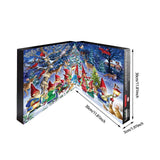 Maxbell 24 Pieces Acrylic Christmas Calendar Random Gnomes Dolls Funny Xmas Ornament