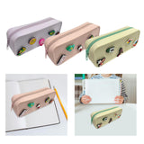 Maxbell DIY Silicone Pencil Case Waterproof Makeup Pouch for Children Women Students Pink