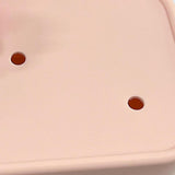 Maxbell DIY Silicone Pencil Case Waterproof Makeup Pouch for Children Women Students Pink