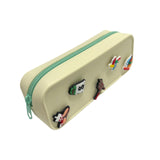 Maxbell DIY Silicone Pencil Case Waterproof Makeup Pouch for Children Women Students Yellow