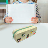 Maxbell DIY Silicone Pencil Case Waterproof Makeup Pouch for Children Women Students Yellow