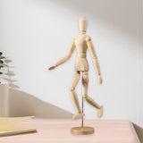 Artists Wooden Manikin Puppet Model Wood Male Mannequin for Office Home Desk XL