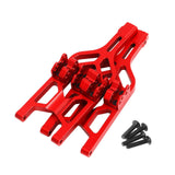 Maxbell 2Pcs 1/8 Scale RC Car Upgrades Part Premium Front Rear Lower Suspension Arms Red