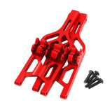 Maxbell 2Pcs 1/8 Scale RC Car Upgrades Part Premium Front Rear Lower Suspension Arms Red