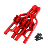 Maxbell 2Pcs 1/8 Scale RC Car Upgrades Part Premium Front Rear Lower Suspension Arms Red