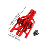 Maxbell 2Pcs 1/8 Scale RC Car Upgrades Part Premium Front Rear Lower Suspension Arms Red