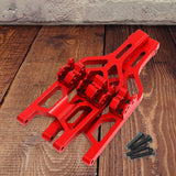 Maxbell 2Pcs 1/8 Scale RC Car Upgrades Part Premium Front Rear Lower Suspension Arms Red
