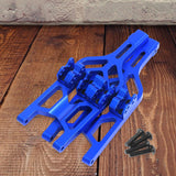 Maxbell 2Pcs 1/8 Scale RC Car Upgrades Part Premium Front Rear Lower Suspension Arms Blue