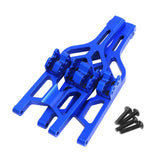 Maxbell 2Pcs 1/8 Scale RC Car Upgrades Part Premium Front Rear Lower Suspension Arms Blue