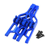 Maxbell 2Pcs 1/8 Scale RC Car Upgrades Part Premium Front Rear Lower Suspension Arms Blue
